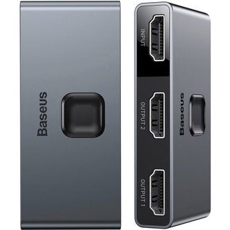 Baseus Matrix HDMI Splitter vesmírně šedý