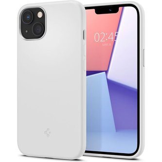 Spigen Silicone Fit kryt iPhone 13 mini bílý