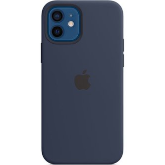 Apple silikonový kryt s MagSafe na iPhone 12 a iPhone 12 Pro námořnicky tmavomodrý