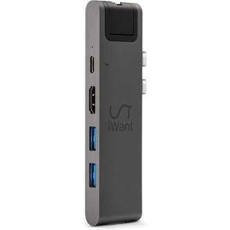 iWant USB-C HUB PRO II vesmírně šedý