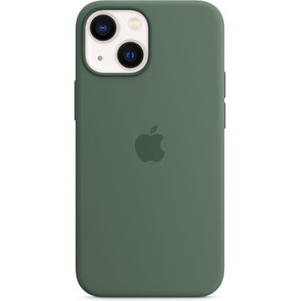 Silikonový kryt s MagSafe na iPhone 13 mini eukalyptově zelený