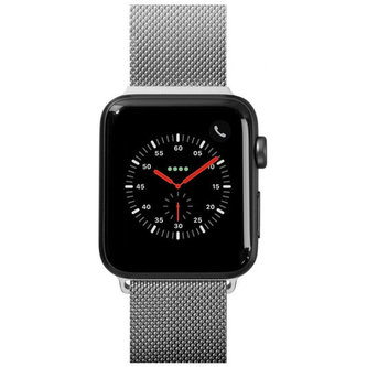 LAUT Steel Loop pásek na Apple Watch 42/44 mm stříbrný