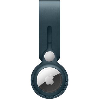 Apple AirTag kožené poutko baltsky modré