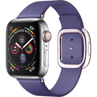 COTEetCI Nobleman kožený řemínek Apple Watch 38/40/41mm fialový
