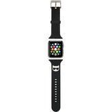 Karl Lagerfeld Choupette Head řemínek pro Apple Watch 42/44/45mm černý