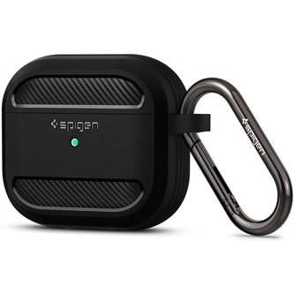 Spigen Rugged Armor ochranné pouzdro pro AirPods 3 černé Spigen Rugged Armor ochranné pouzdro pro AirPods 3 černé