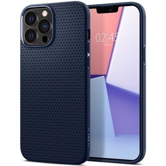 Spigen Liquid Air kryt iPhone 13 Pro modrý
