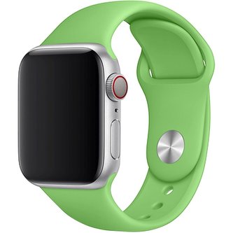 FIXED Silicone Strap set silikonových řemínků Apple Watch 42/44/45mm zelený