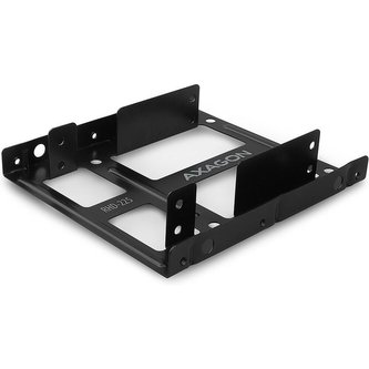 AXAGON RHD225 kovový rámeček pro 2x 2.5" HDD/SSD do 3.5" pozice montáž ventilátoru