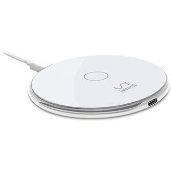 iWant bezdrátová nabíječka 10/7,5W černá + 18W nabíjecí adaptér