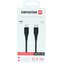 SWISSTEN kabel USB-C / microUSB 0,4 M černý