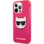 Karl Lagerfeld TPU Choupette Head Case iPhone 13 Pro Fluo růžový