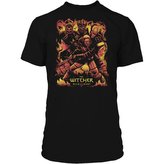 Tričko The Witcher 3 Heroes and Monsters Premium L