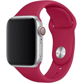 FIXED Silicone Strap set silikonových řemínků Apple Watch 38/40/41mm granátové jablko
