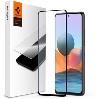 Spigen Glass FC Xiaomi Redmi Note 10 Pro černé