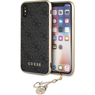 Guess Charms Hard case iPhone X/XS šedé