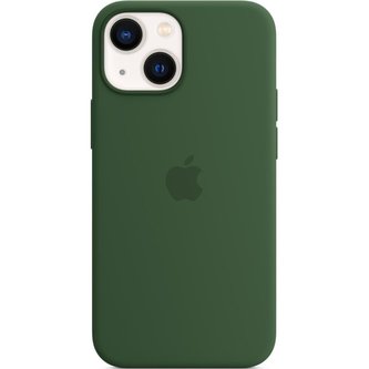 Apple silikonový kryt s MagSafe na iPhone 13 mini jetelově zelený