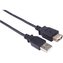 PremiumCord USB 2.0 prodlužovací kabel 2m černý