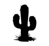 Kaktus - plastová šablona 258 Rozměr: E 29x29cm