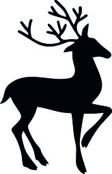 ARTEMISS Jelen - plastová šablona 359 Rozměr: B 14,5x14,5cm