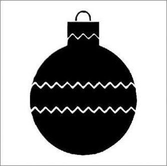 Baňka - plastová šablona V2 Rozměr: B 14,5x14,5cm