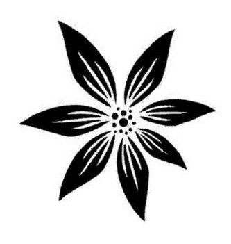 Kytka - plastová šablona 033 Rozměr: D 29x29cm Kytka - plastová šablona 033 Rozměr: D 29x29cm