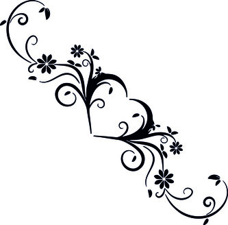 ARTEMISS Srdce - plastová šablona 324 Rozměr: G 29x29cm