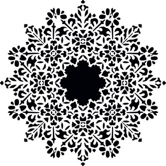 ARTEMISS Mandala  - plastová šablona 345 Rozměr: G 29x29cm