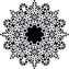 ARTEMISS Mandala  - plastová šablona 345 Rozměr: G 29x29cm