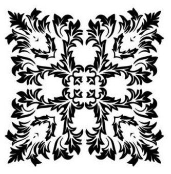 Mandala - plastová šablona 012 Rozměr: E 29x29cm Mandala - plastová šablona 012 Rozměr: E 29x29cm