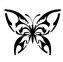 Motýl - plastová šablona 011 Rozměr: D 29x29cm