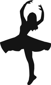 Baletka - plastová šablona 268 Rozměr: B 14,5x14,5cm