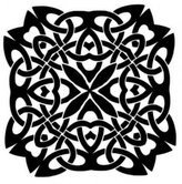 Mandala - plastová šablona 009 Rozměr: C 14,5x14,5cm