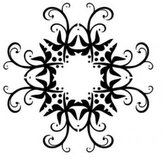 Mandala - plastová šablona 010 Rozměr: E 29x29cm