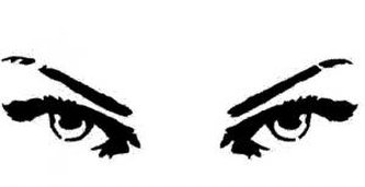 Oči - plastová šablona 031 Rozměr: D 29x29cm Oči - plastová šablona 031 Rozměr: D 29x29cm