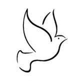 Holubice - plastová šablona 128 Rozměr: D 29x29cm