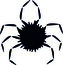 Pavouk - plastová šablona 339 Rozměr: D 29x29cm