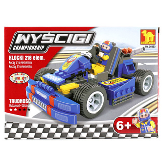 Stavebnice Dromader, Závodní auto, 216 dílků