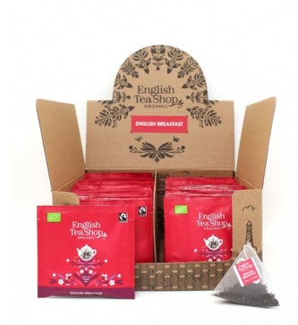 English Tea Shop English Breakfast - sypaný čaj v pyramidce BIO 50 ks