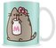 Keramický hrnek Pusheen & Hello Kitty: A Good Book & A Glass Of Milk (objem 315 ml)