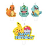 Pokémon svíčky 4 ks Amscan