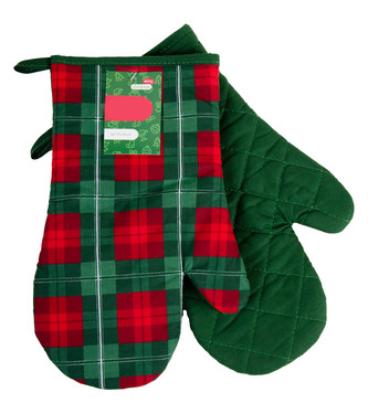 Kuchyňské rukavice chňapky JINGLE zelená 19x30 cm Essex