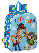 Dětský mini batoh Disney|Toy Story|Příběh hraček: Let's Play (objem 6 litrů|22 x 27 x 10 cm) modrý polyester