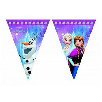 Vlaječková girlanda Ledové království - Severní záře 230 cm