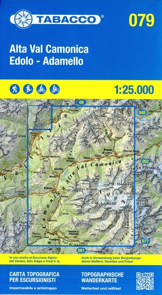 Alta Val Camonica  - Edolo - Adamello 1:25. 000
