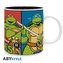 Želvy Ninja (TNMT) Keramický hrnek 320 ml - Leonardo, Raphael, Donatello a Michelangelo