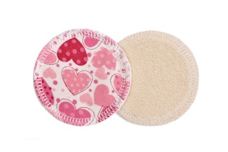 T-TOMI Odličovací tampony, sada peeling 2 týdny COLOUR + prací sáček