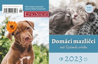 Domácí mazlíčci aneb roztomilá zvířátka 2023 - stolní kalendář