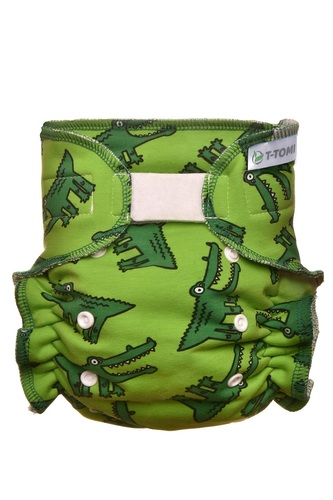 T-TOMI Kalhotková plena - přebalovací set suchý zip Crocodiles