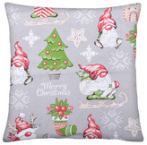 Bavlněný polštář 026 CHRISTMAS stříbrná 40x40 cm, Mybesthome